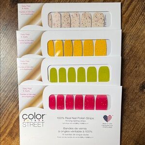 Color Street Nail Polish Strips: Glitter Bundle